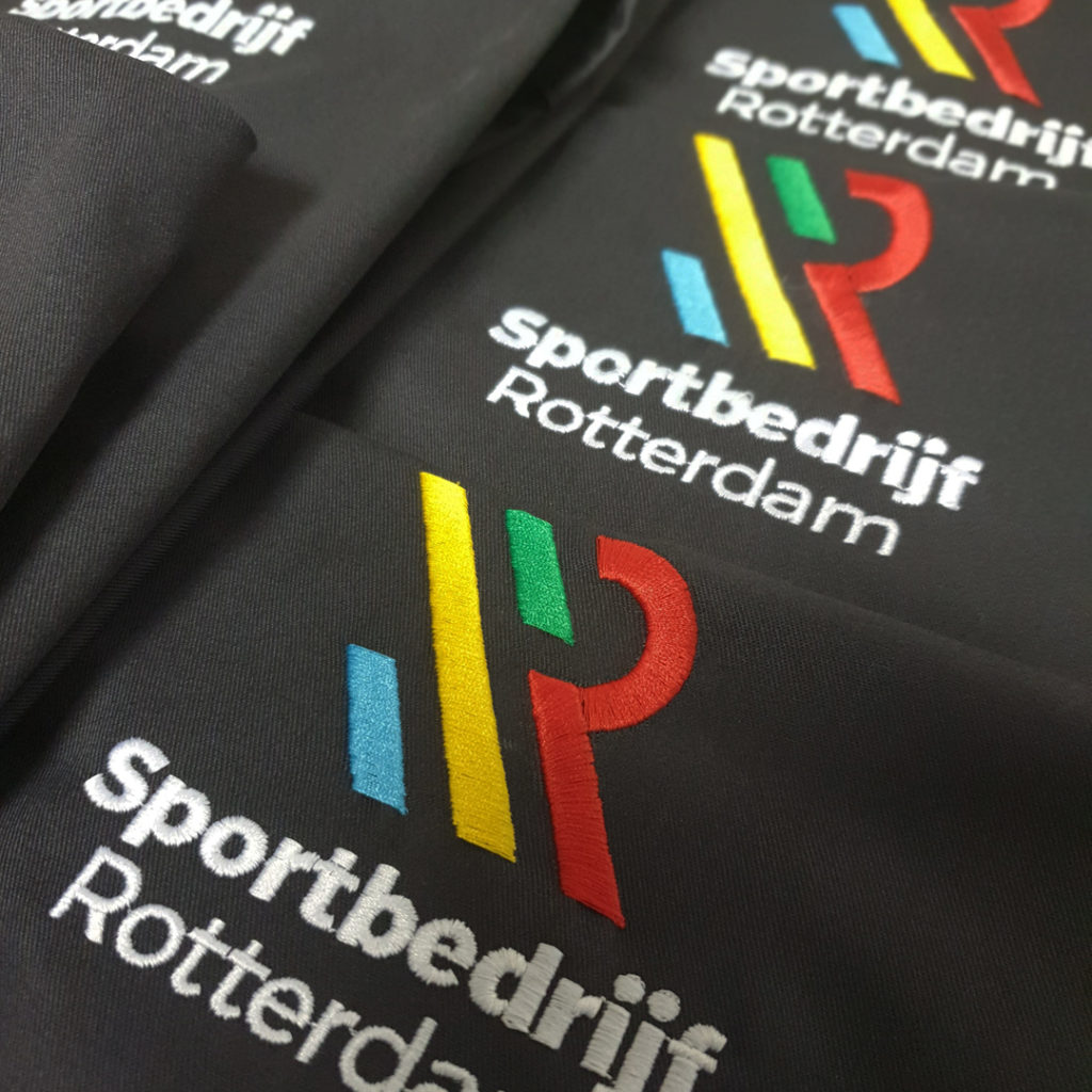 Borduurwerk logo Sportbedrijf Rotterdam